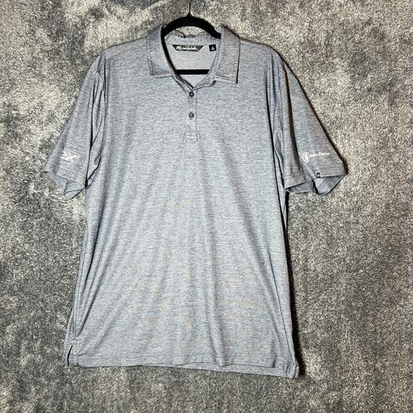 Travis Mathew Polo Shirt Mens XL Boise Cascade Trex Golf Casual Performance - Picture 1 of 9